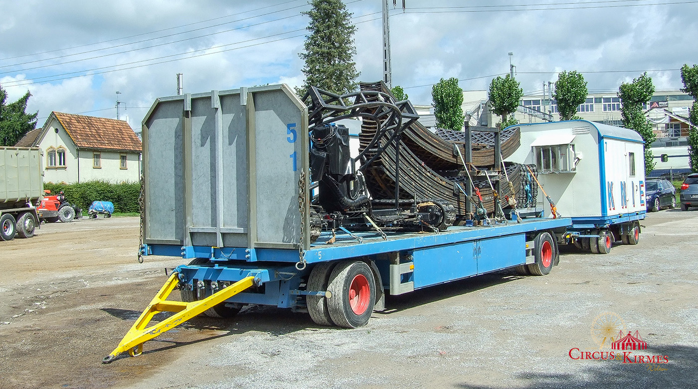 2021 Abbau des Circus Knie in Rapperswil